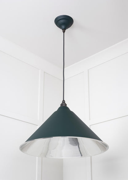 Smooth Nickel Hockley Pendant by From The Anvil