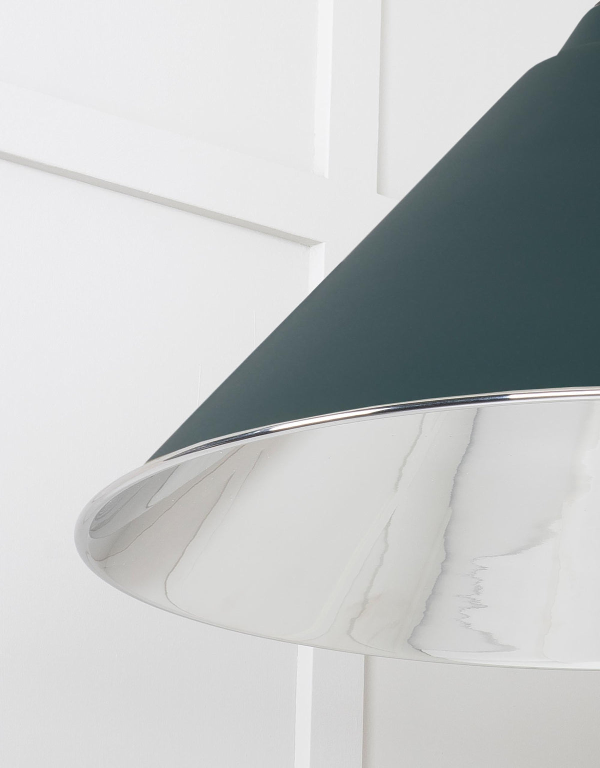Smooth Nickel Hockley Pendant by From The Anvil