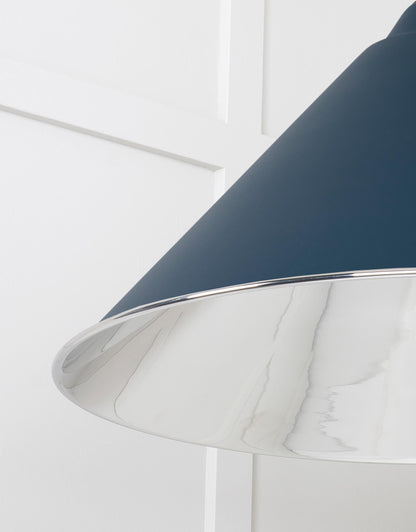 Smooth Nickel Hockley Pendant by From The Anvil