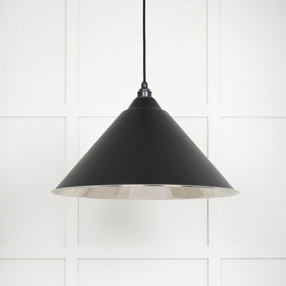 Smooth Nickel Hockley Pendant by From The Anvil
