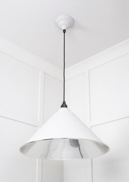 Smooth Nickel Hockley Pendant by From The Anvil