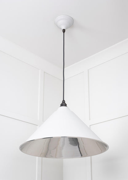 Smooth Nickel Hockley Pendant by From The Anvil