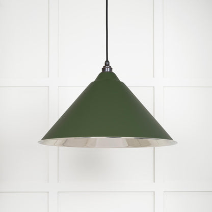Smooth Nickel Hockley Pendant by From The Anvil