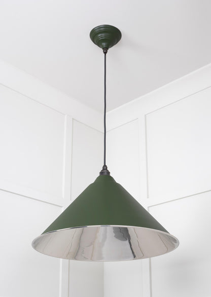Smooth Nickel Hockley Pendant by From The Anvil