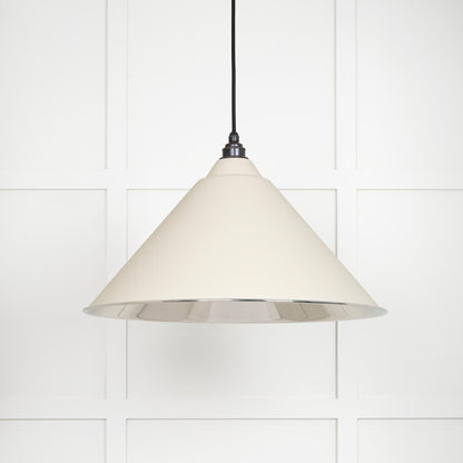 Smooth Nickel Hockley Pendant by From The Anvil