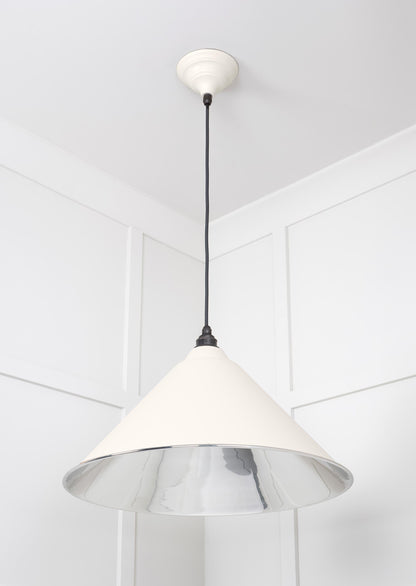 Smooth Nickel Hockley Pendant by From The Anvil
