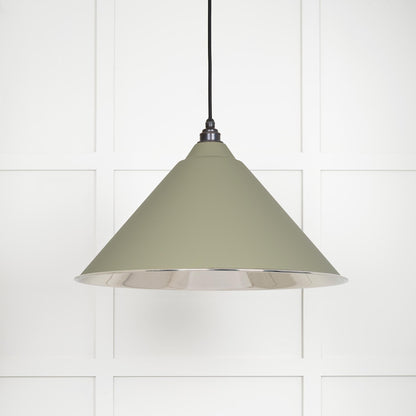 Smooth Nickel Hockley Pendant by From The Anvil