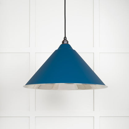 Smooth Nickel Hockley Pendant by From The Anvil