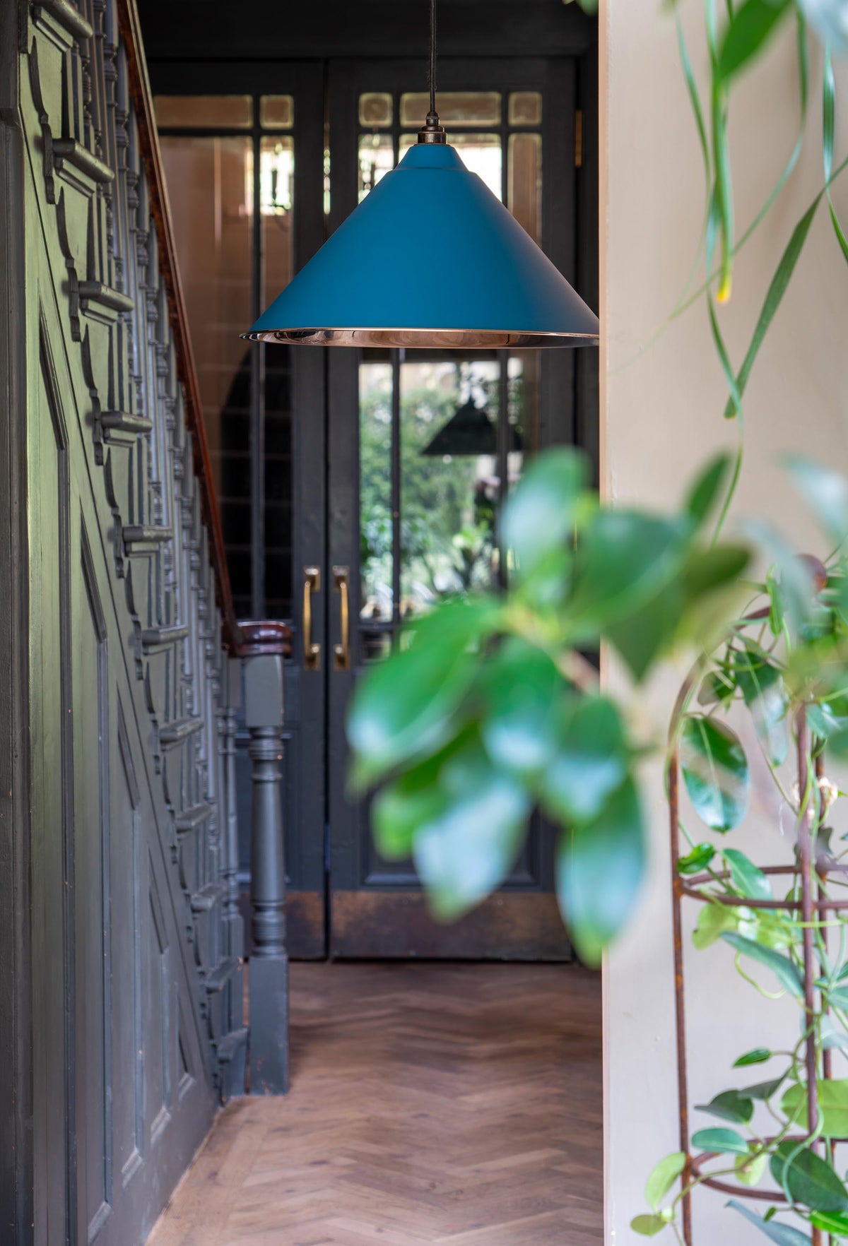 Smooth Nickel Hockley Pendant by From The Anvil