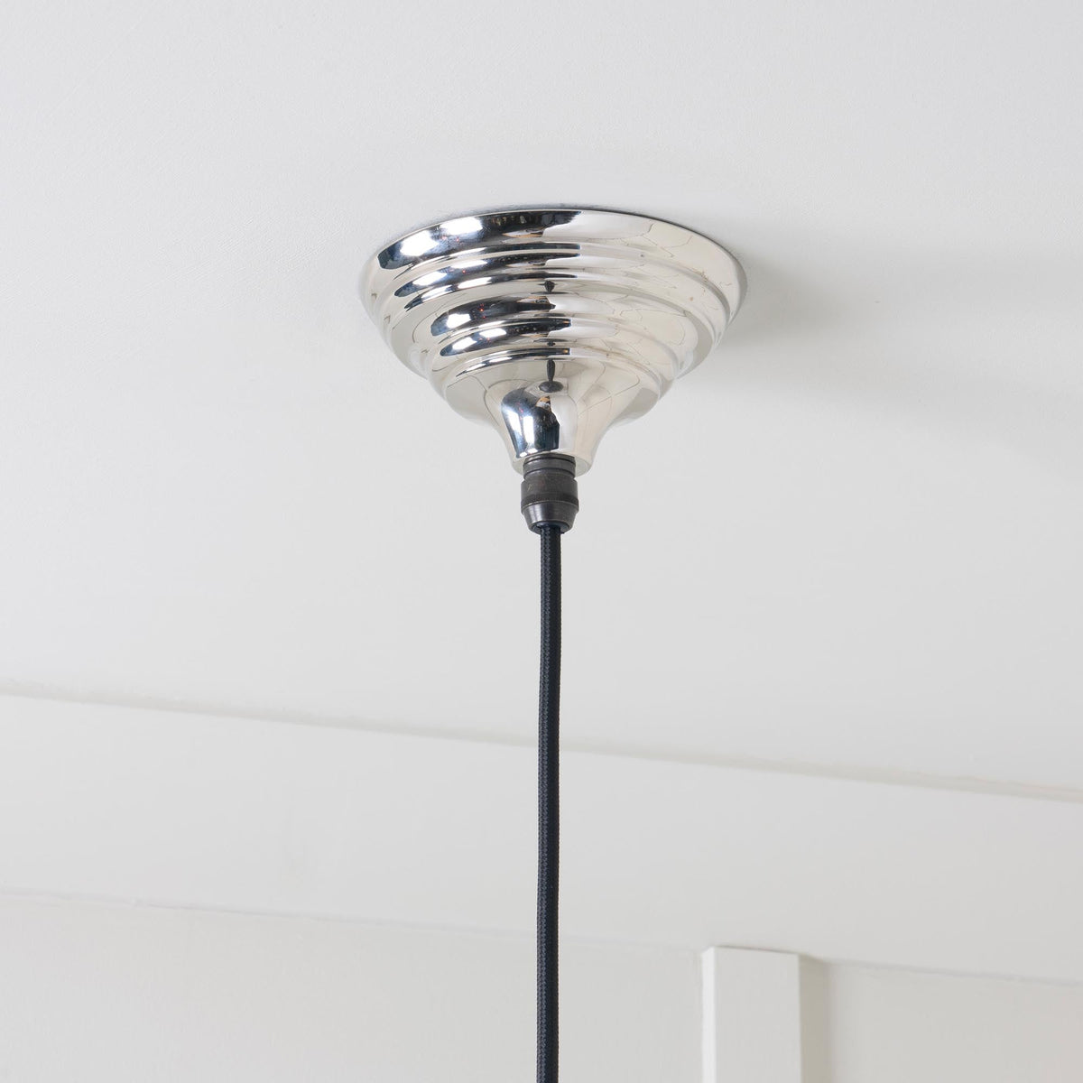 Smooth Nickel Hockley Pendant by From The Anvil
