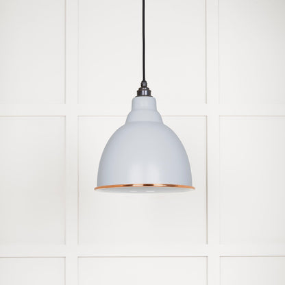 White Gloss Brindley Pendant by From The Anvil