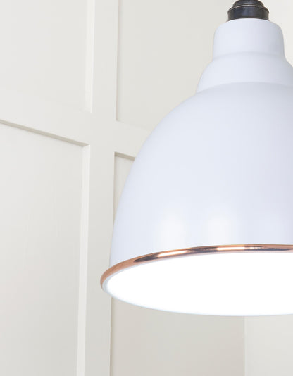 White Gloss Brindley Pendant by From The Anvil