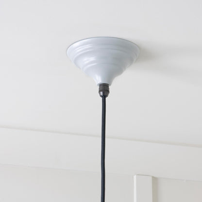 White Gloss Brindley Pendant by From The Anvil