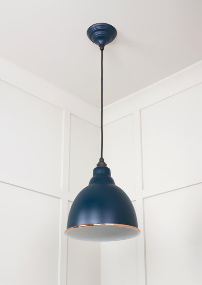 White Gloss Brindley Pendant by From The Anvil