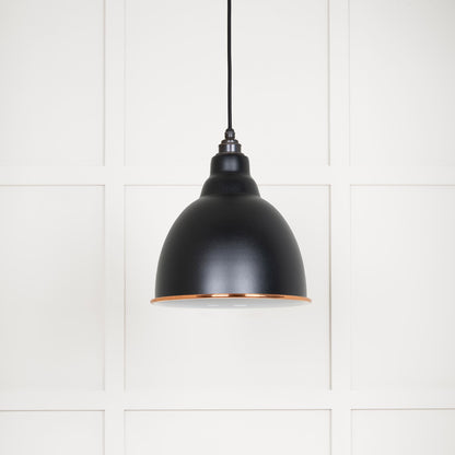 White Gloss Brindley Pendant by From The Anvil