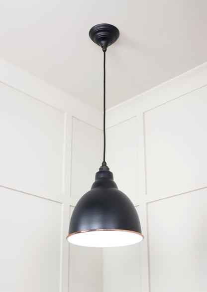 White Gloss Brindley Pendant by From The Anvil
