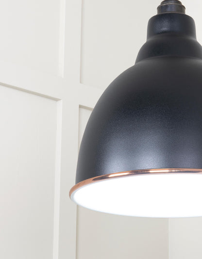 White Gloss Brindley Pendant by From The Anvil