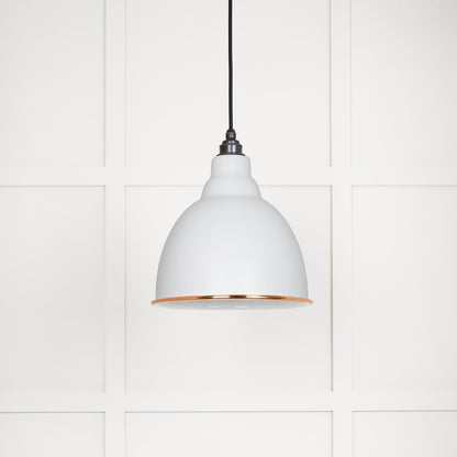 White Gloss Brindley Pendant by From The Anvil