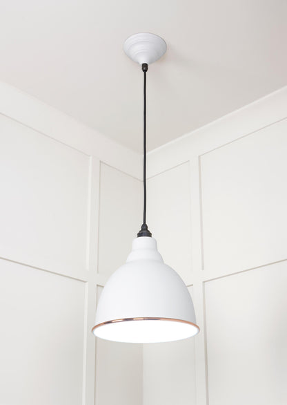White Gloss Brindley Pendant by From The Anvil