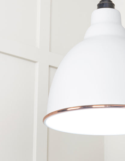 White Gloss Brindley Pendant by From The Anvil
