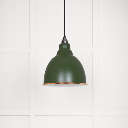 White Gloss Brindley Pendant by From The Anvil