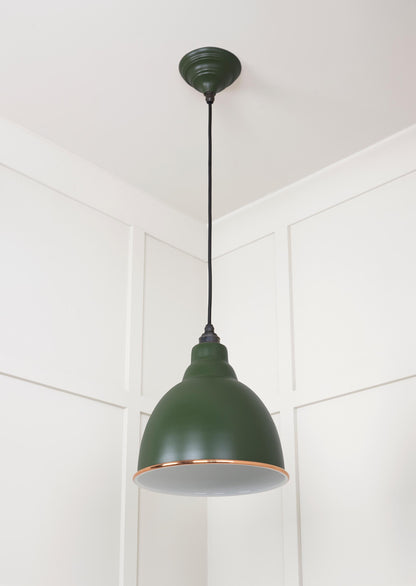 White Gloss Brindley Pendant by From The Anvil