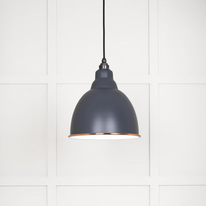 From The Anvil's Accent White Gloss Brindley Pendant