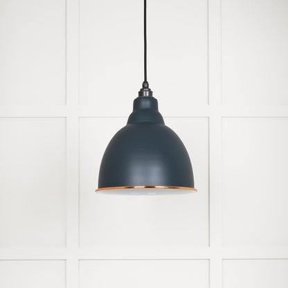 White Gloss Brindley Pendant by From The Anvil
