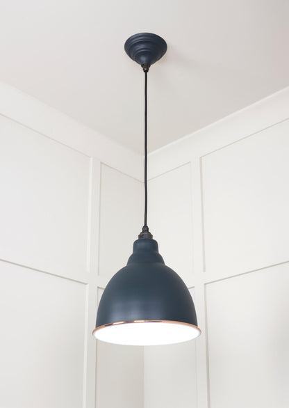 White Gloss Brindley Pendant by From The Anvil