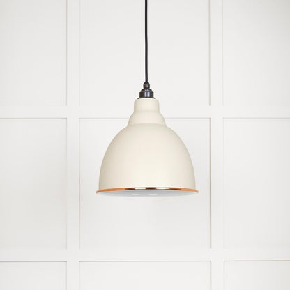 White Gloss Brindley Pendant by From The Anvil