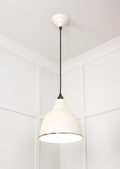 White Gloss Brindley Pendant by From The Anvil