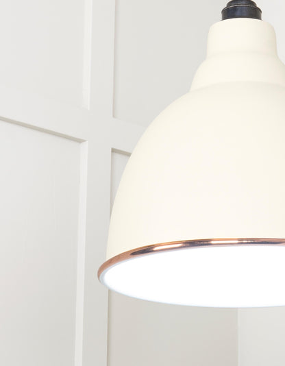 White Gloss Brindley Pendant by From The Anvil