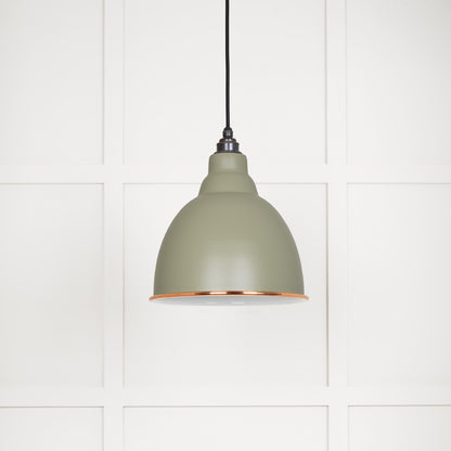 White Gloss Brindley Pendant by From The Anvil