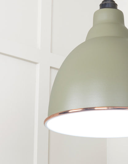 White Gloss Brindley Pendant by From The Anvil