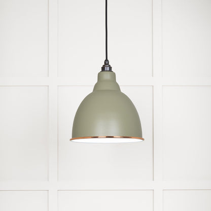 From The Anvil's Accent White Gloss Brindley Pendant