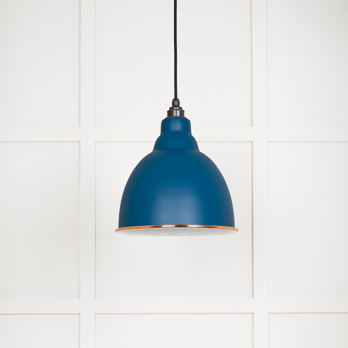 White Gloss Brindley Pendant by From The Anvil