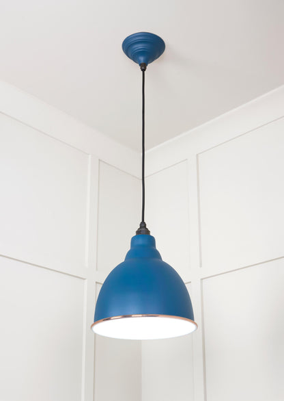White Gloss Brindley Pendant by From The Anvil
