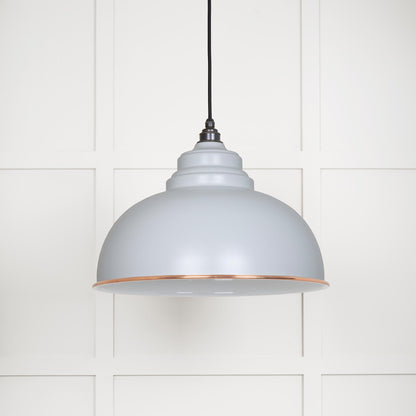 White Gloss Harborne Pendant by From The Anvil