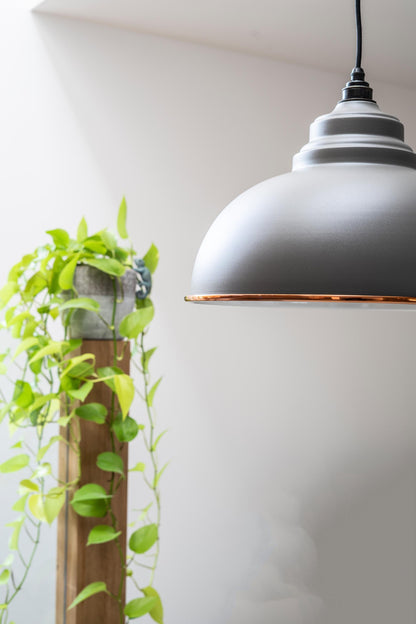 White Gloss Harborne Pendant by From The Anvil