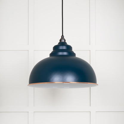 White Gloss Harborne Pendant by From The Anvil