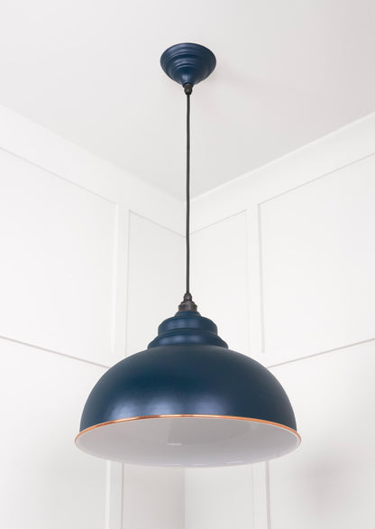 White Gloss Harborne Pendant by From The Anvil