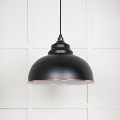 White Gloss Harborne Pendant by From The Anvil