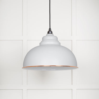 White Gloss Harborne Pendant by From The Anvil