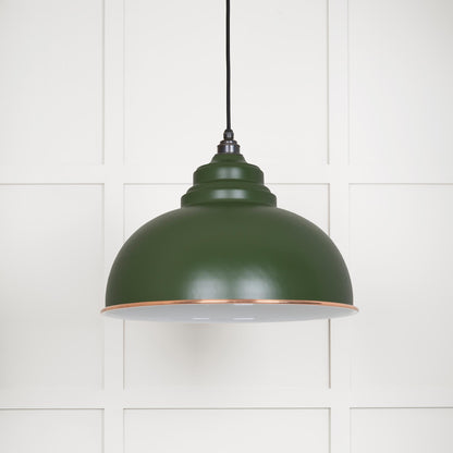 White Gloss Harborne Pendant by From The Anvil