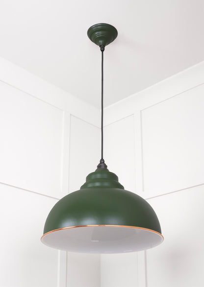 White Gloss Harborne Pendant by From The Anvil