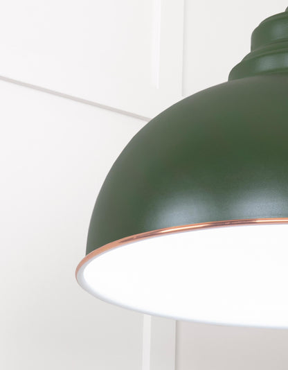 White Gloss Harborne Pendant by From The Anvil