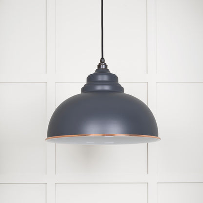 White Gloss Harborne Pendant by From The Anvil