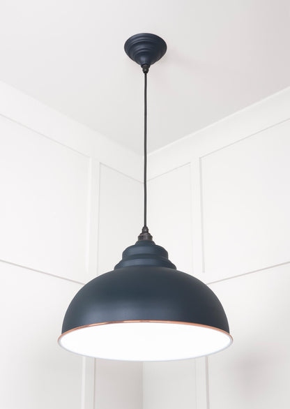 White Gloss Harborne Pendant by From The Anvil