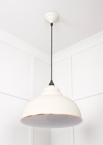 White Gloss Harborne Pendant by From The Anvil