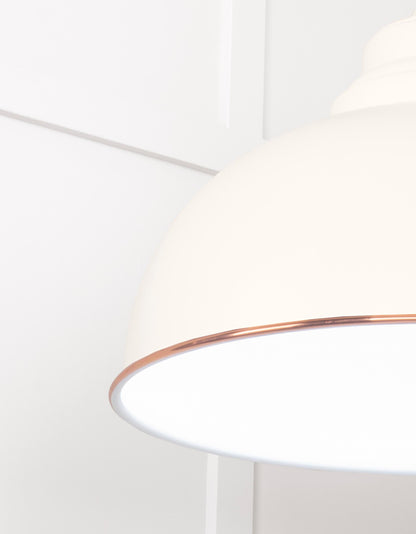 White Gloss Harborne Pendant by From The Anvil